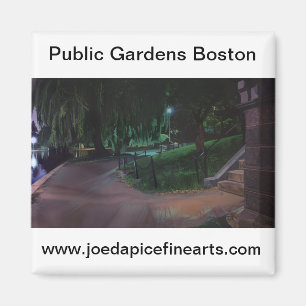 Imán El jardín público de Boston