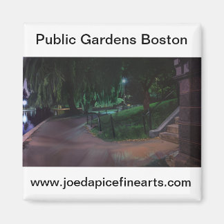Imán El jardín público de Boston