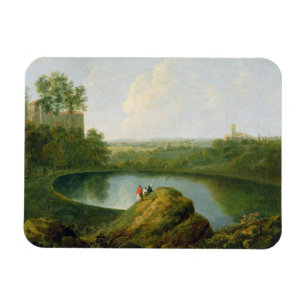 Imán El jefe del lago Nemi (aceite en lona)