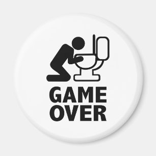 Imán El juego encima puke el retrete
