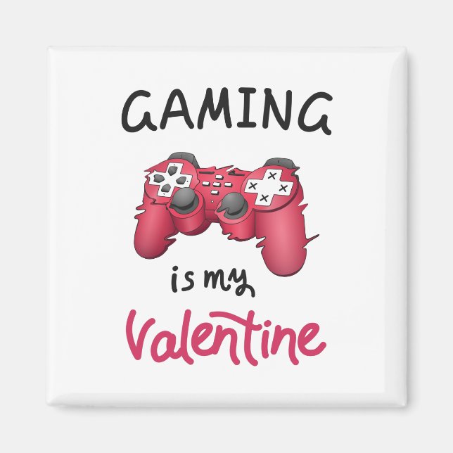 Imán El juego es mi San Valentín (Frente)