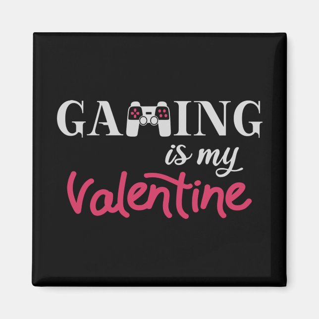 Imán El juego es mi San Valentín (Frente)