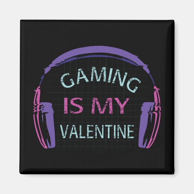 Imán El juego es mi San Valentín (Frente)