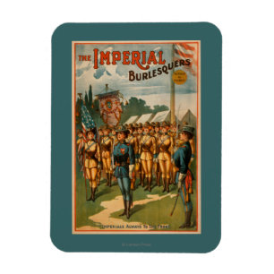 Imán El juego femenino imperial de los soldados de