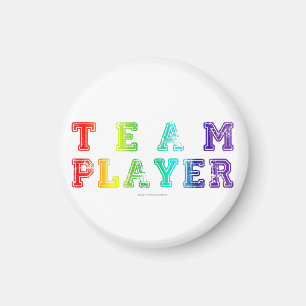 Imán El jugador del equipo de SlipperyJoe lleno de lluv