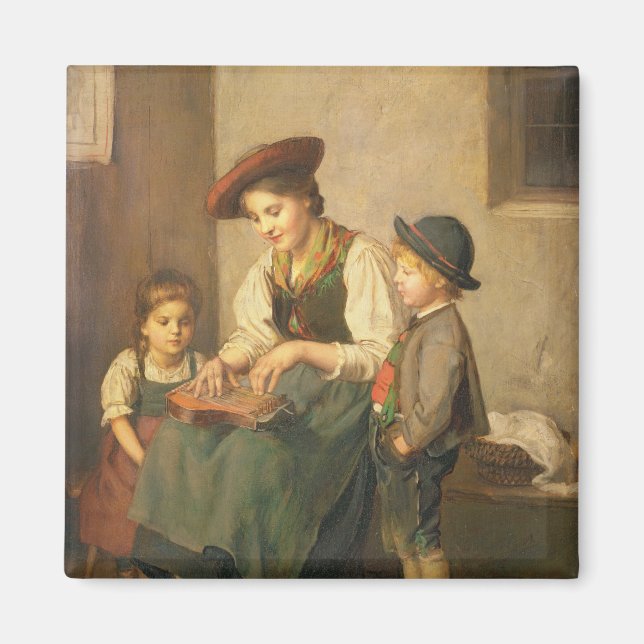 Imán El Jugador Zither (Frente)