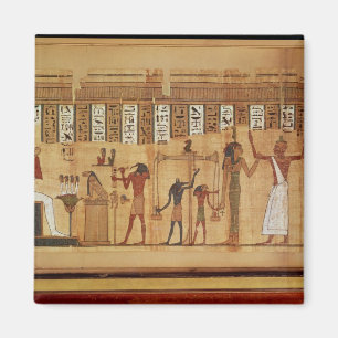 Imán El juicio de Osiris, detalle