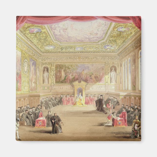 Imán El juicio, Ley IV, Escena I del profesional de Cha (Frente)