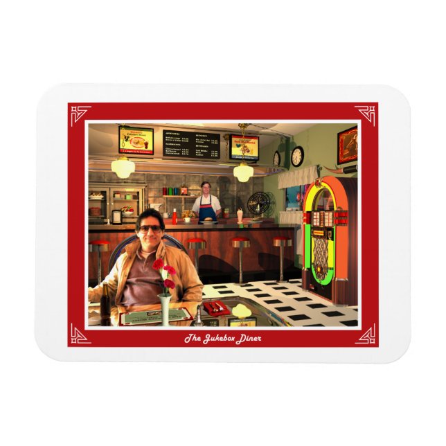 Imán El Jukebox Diner (Horizontal)