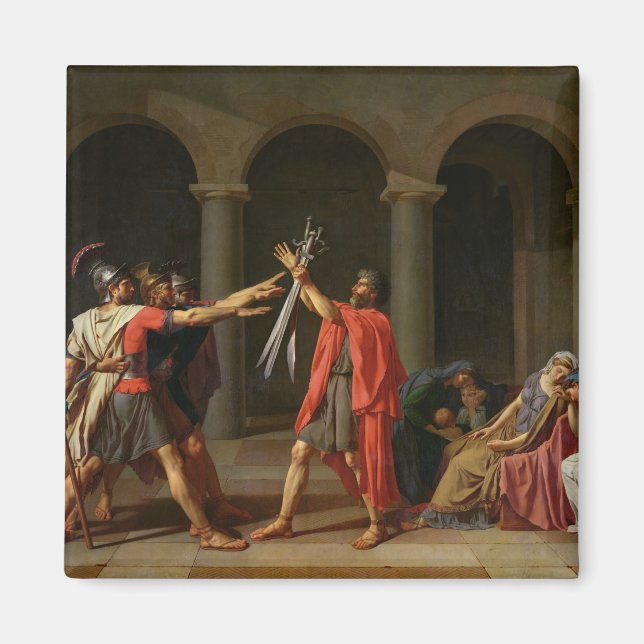 Imán El juramento de Horatii, 1784 (Frente)