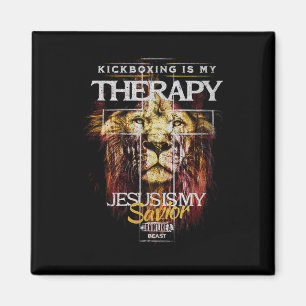 Imán El kickboxing es mi terapia Jesús mi salvador luch
