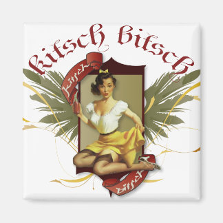 Imán El Kitsch Bitsch : El Chica Soda Retro Tattoo Pin