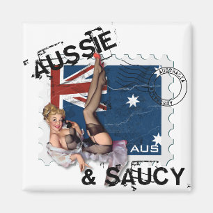 Imán El kitsch Bitsch: Pin-Para arriba australiano y