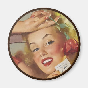 Imán El kitsch BItsch: Retratos Pin-Para arriba