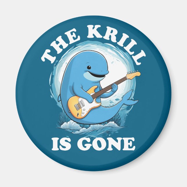 Imán El Krill Se Ha Ido - Una Ballena Divertida Tocando (Frente)