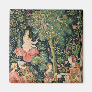 Imán El La compite Seigneuriale: Escena Galante, c.1500