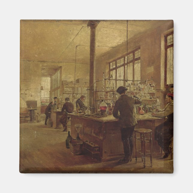 Imán El laboratorio, 1887 (Frente)