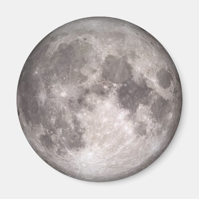 Imán El lado cercano de la luna (paisaje lunar) (Frente)