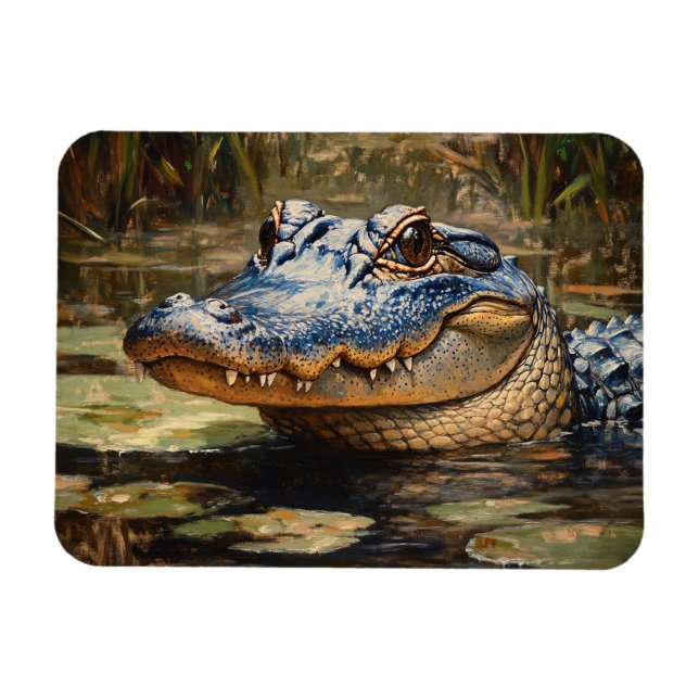 Imán El lagarto de Everglades (Horizontal)