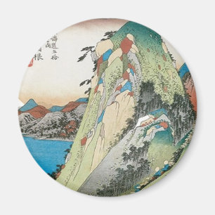 Imán El lago en Hakone, Japón circa 1831 - 1834