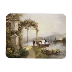 Imán El lago, jardines de Trentham Pasillo, 'de los