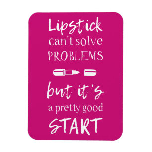 Imán El lápiz labial no puede resolver problemas