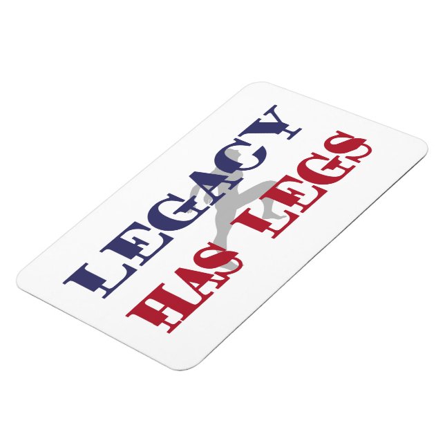 Imán El legado tiene piernas (Lado Izquierdo)