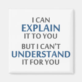 Imán El lema del ingeniero no puede entenderlo