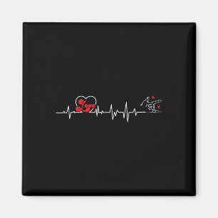 Imán El lenguaje del Rótulo de mano del latido del amor