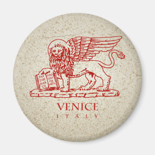 Imán El león con alas de San Marcos