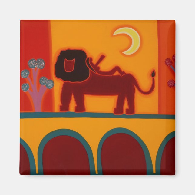 Imán El león de Fulham Broadway 2008 (Frente)