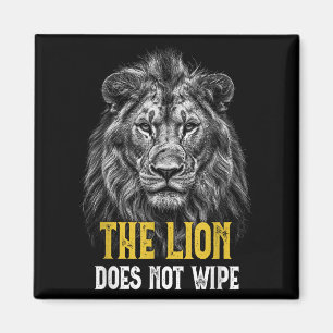 Imán El León No Limpia - Gracioso Meme De León