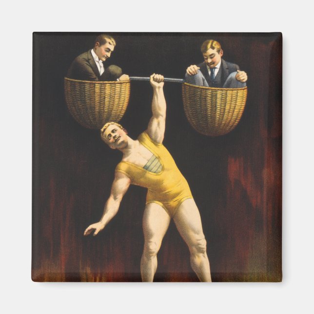 Imán El levantador de pesas de vodevil Eugen Sandow San (Frente)