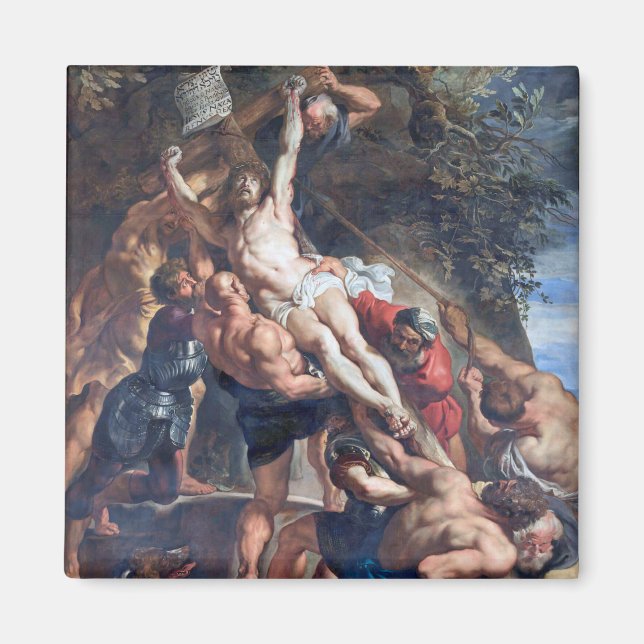Imán El levantamiento de la cruz, Rubens (Frente)