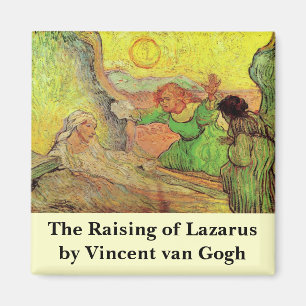 Imán El Levantamiento de Lázaro por Vincent van Gogh