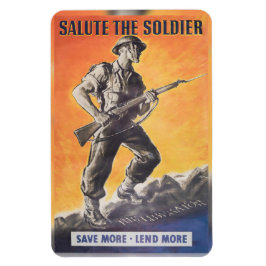 Imán El Libertador. Reimpresión del poster británico en