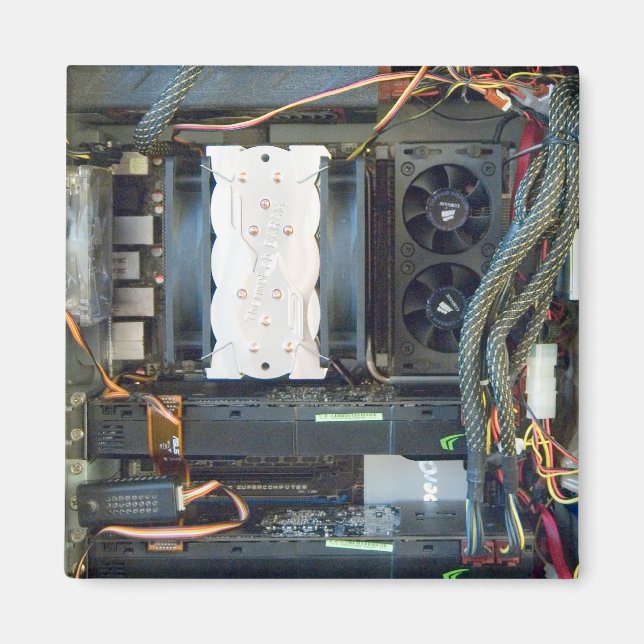 Imán El lienzo informático (Frente)