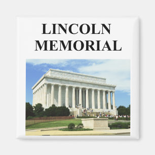 Imán el Lincoln memorial