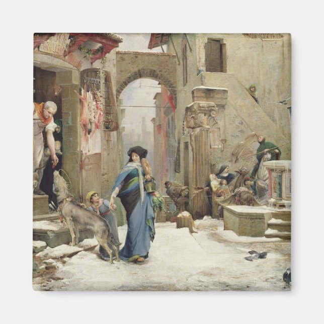 Imán El lobo de Gubbio, 1877 (Frente)