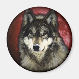 Imán El lobo tranquilo