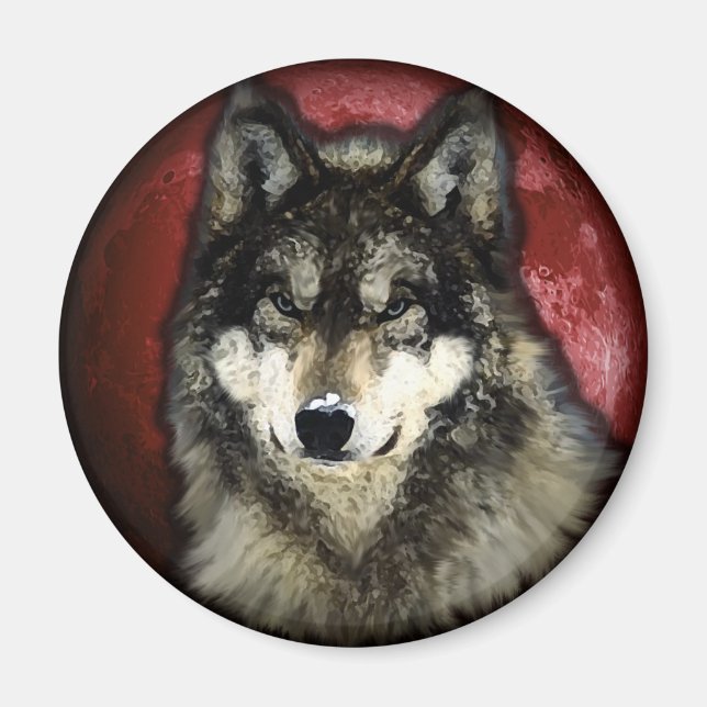 Imán El Lobo Tranquilo (Frente)