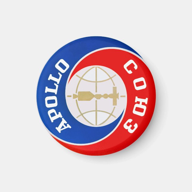 Imán El logo de la misión Apolo-Soyuz (Frente)
