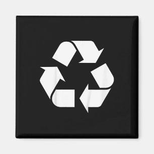 Imán El logotipo de reciclaje de niños Día de la Tierra