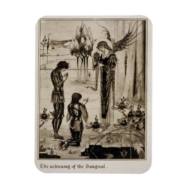 Imán El logro del Sangreal, de Le Morte d'Ar (Vertical)