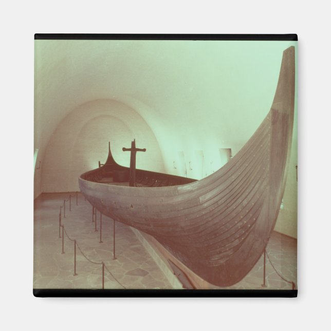 Imán El longship de Gokstad (madera) (Frente)