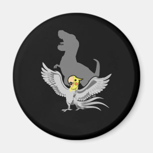 Imán El loro chillón Birb Memes divertidos T-Rex Cockat