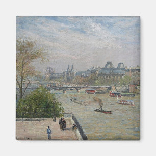 Imán El Louvre, la primavera de Camille Pissarro