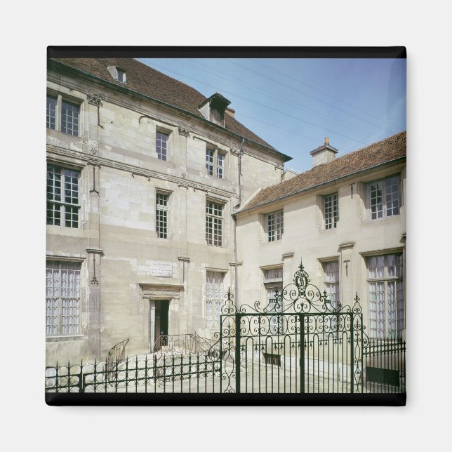 Imán El lugar de nacimiento de Jean de la Fontaine (Frente)