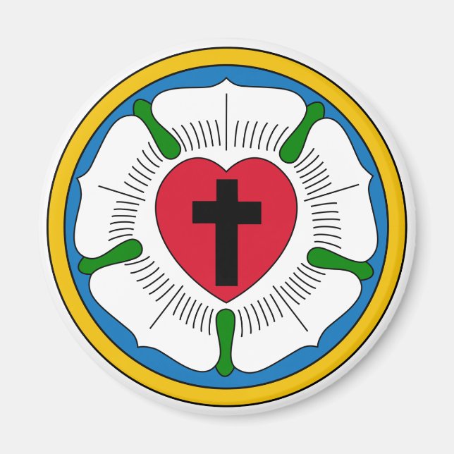 Imán El luteranismo lutero Rosa Martin Luther (Frente)