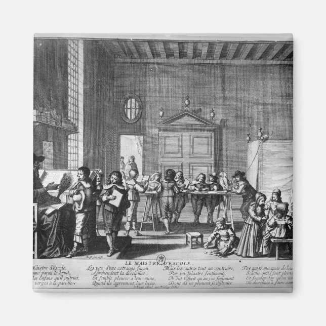 Imán El maestro escolar (Frente)